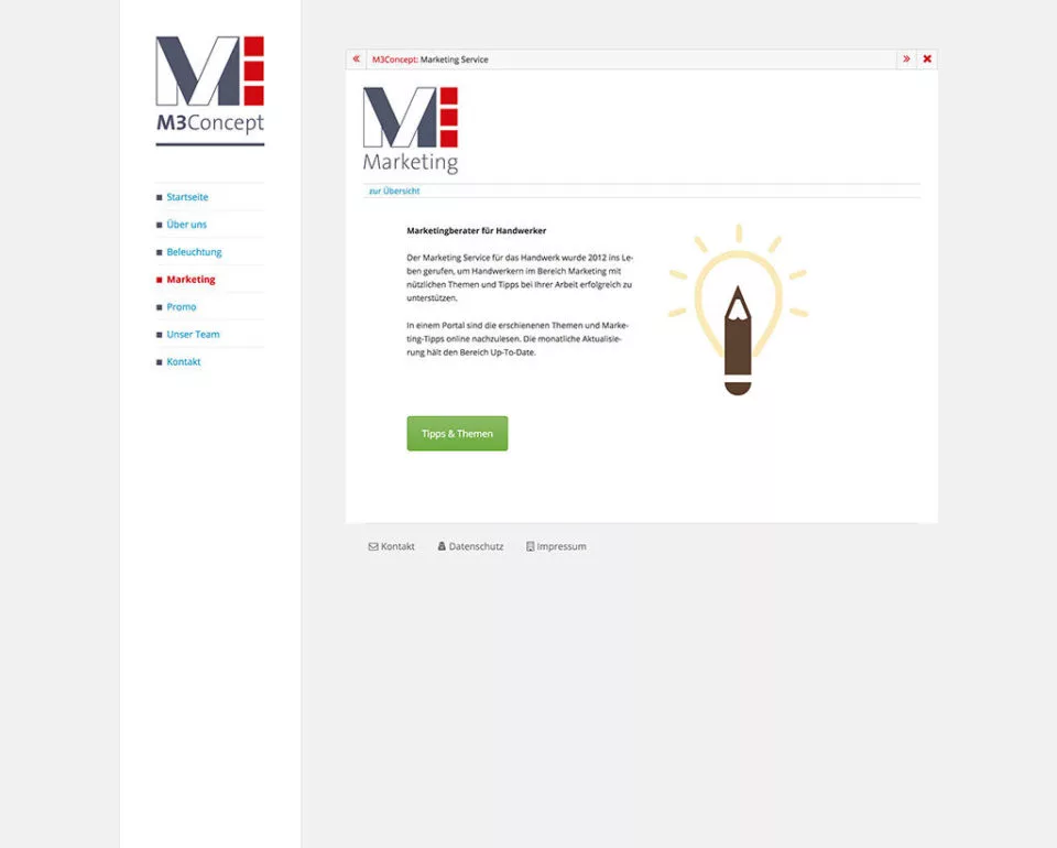 m3-concept.de - Marketingberater für Handwerker
