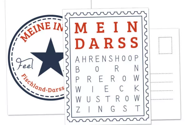 Postkartenserie "MeinDarss"